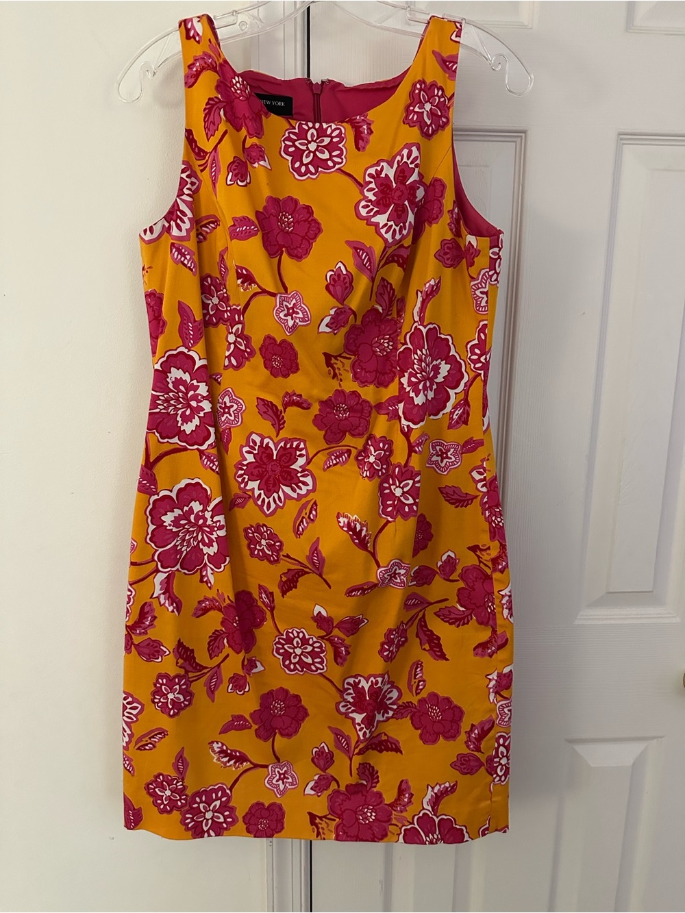 Jones New York Dress with Magenta Floral Print
